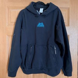 Nike x Off-White Fleece Hoodie, size small, black